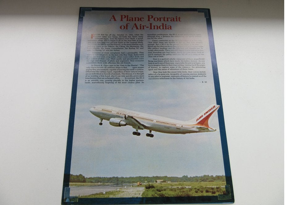 A Plane portrait of Air-India, Verzenden, Zo goed als nieuw, Overige typen