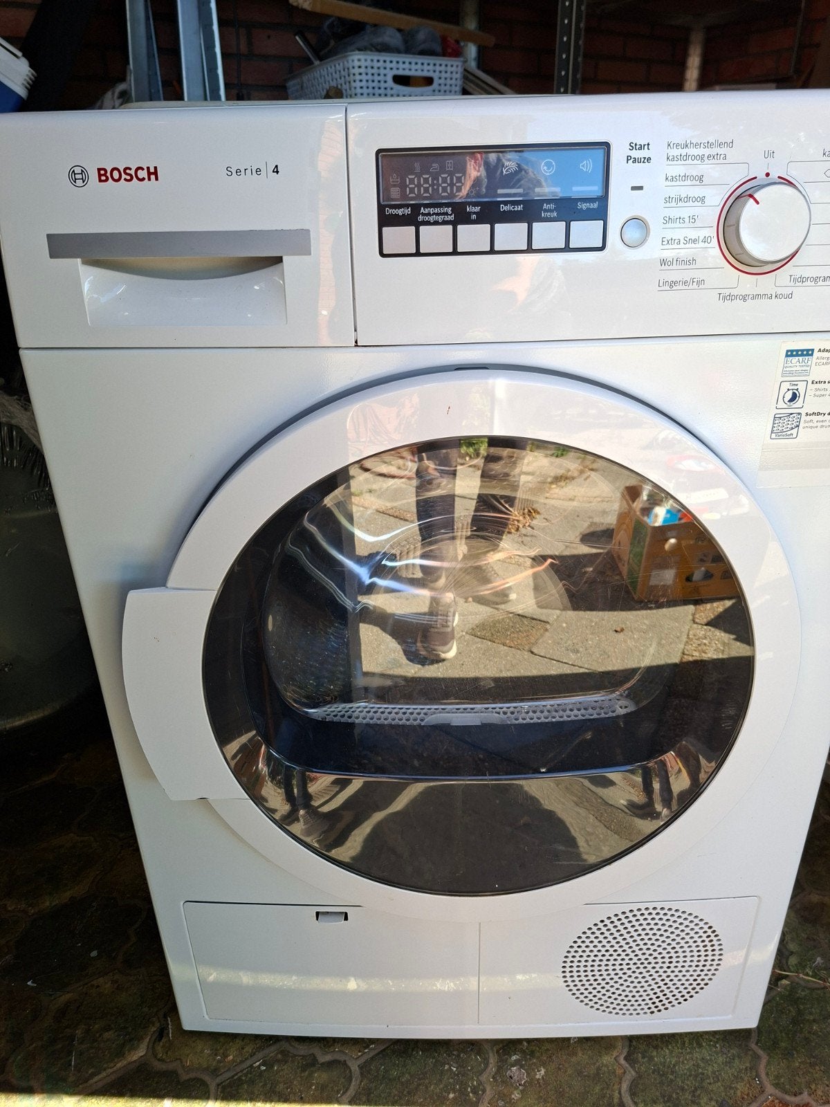 Bosch Serie 4 droger met klein defect - voor de handige 4, Witgoed en Apparatuur, Ophalen of Verzenden, Niet werkend, Voorlader