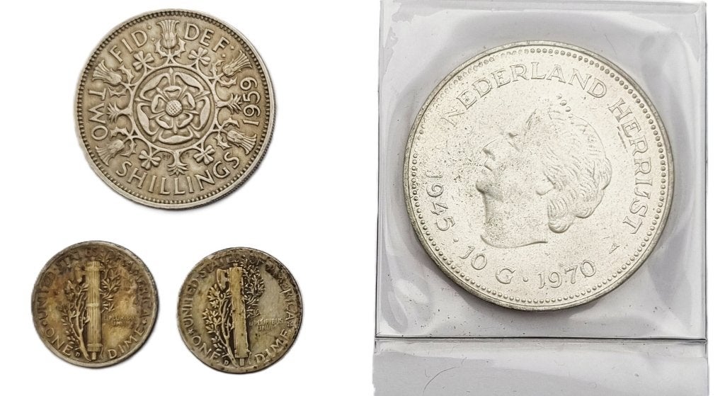 1243. Munten – Nederland, Verenigde Staten en Engeland