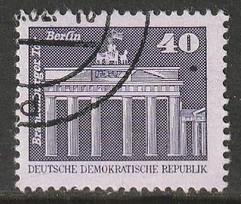 DDR 1980 2541 Brandenburger Tor, Gest, Postzegels en Munten, Ophalen of Verzenden, DDR, Gestempeld