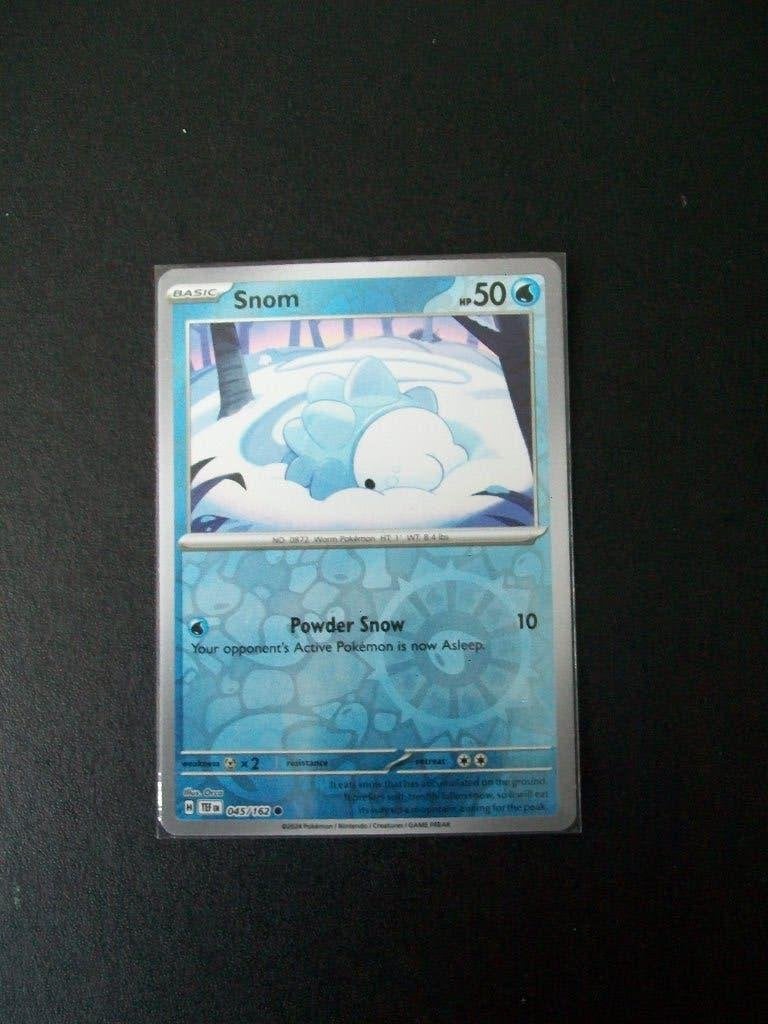 3298: Nieuwe Pokemonkaart SNOM holofoil HP 50 (045/162), Verzenden, Nieuw, Losse kaart, Foil