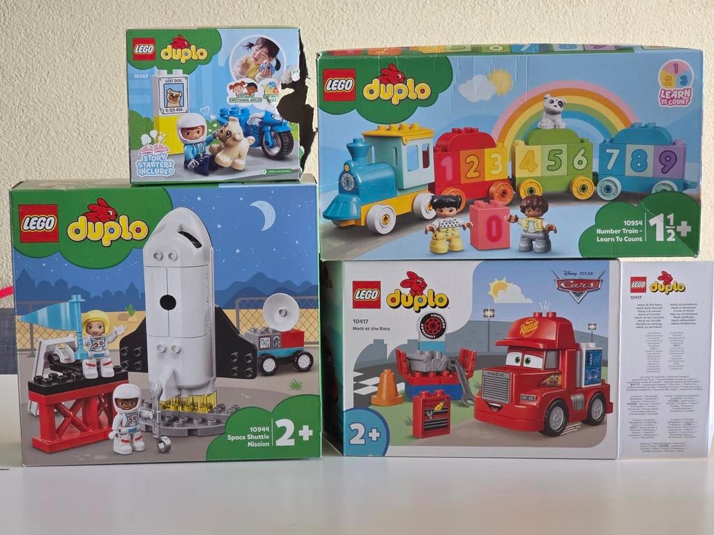 Duplo 10417, 10967, 10944, 10954, 10909, 10913, Ophalen of Verzenden, Zo goed als nieuw, Duplo