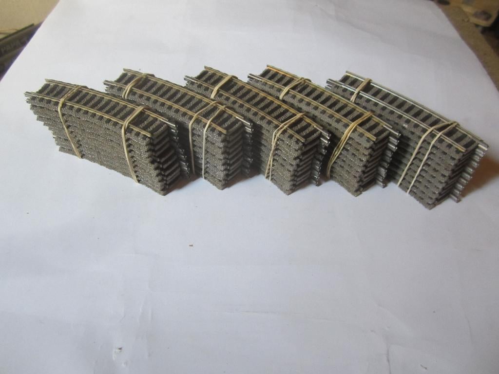 fleischmann profi rails bocht 6122 50 stuks, Hobby en Vrije tijd, Modeltreinen | H0, Gebruikt, Rails, Gelijkstroom, Fleischmann