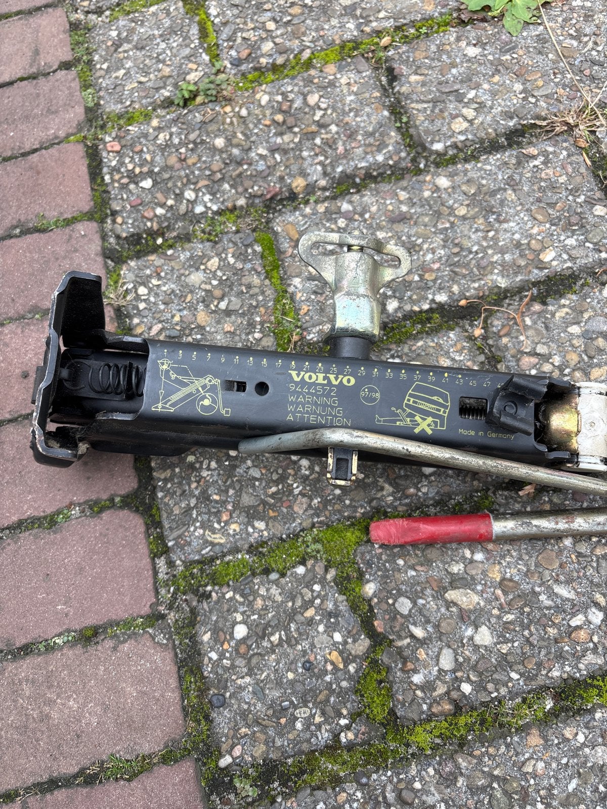 Volvo Schaarkrik - Origineel en Gebruikt, Auto diversen, Krikken, Ophalen of Verzenden, Gebruikt, Manueel, Schaarkrik