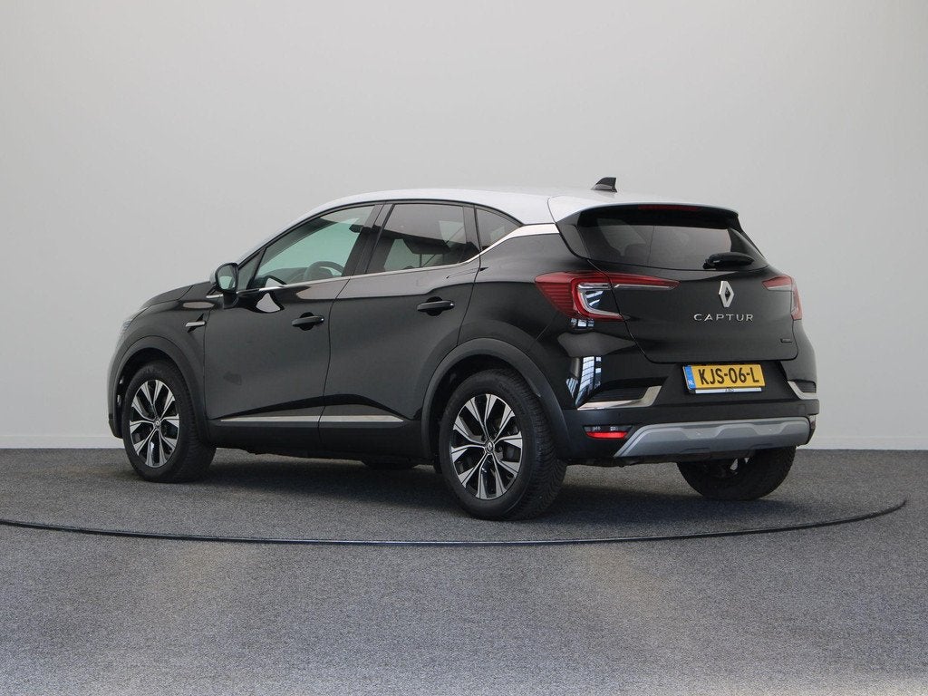Renault Captur E-Tech Hybrid 145pk Techno | Navigatie | Acht, Auto's, Parkeersensor, Gebruikt, 715 kg, Leder en Stof