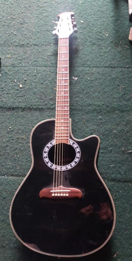 Ovation Spacer ( massieve top)., Ophalen, Zo goed als nieuw, Klassieke of Spaanse gitaar