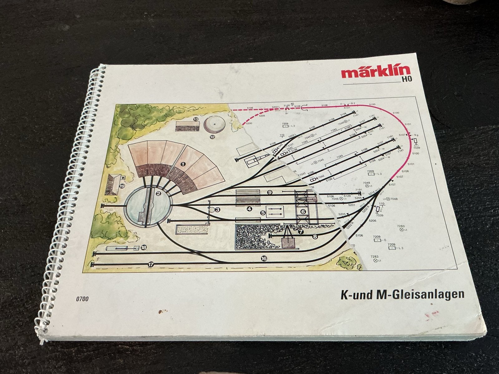 Märklin H0 K- en M-Gleisanlagen Boek, Hobby en Vrije tijd, Wisselstroom, Gebruikt, Märklin, Boek, Tijdschrift of Catalogus