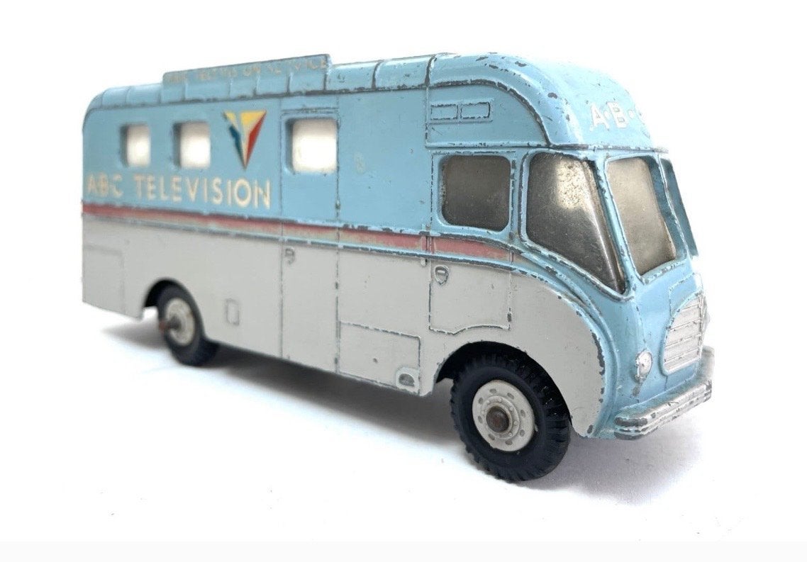 Vintage Dinky Toy ABC Television Service Bus, Ophalen of Verzenden, Gebruikt, Dinky Toys
