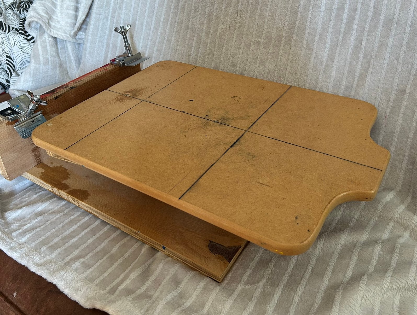 Zeefdruktafel, Ophalen, Gebruikt