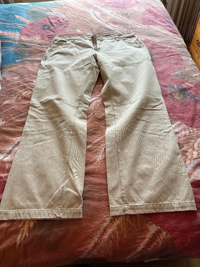 Nicolas Scholz cremekleurige sportieve broek mt 40 / 32, Overige kleuren, Maat 56/58 (XL), Ophalen of Verzenden, Nicolas Scholz