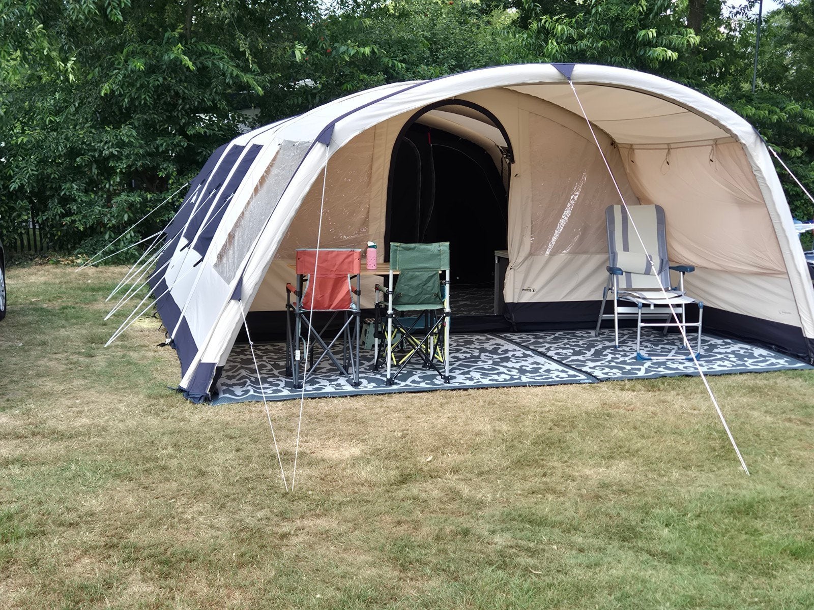 Ruime opblaasbare tent - obelink miami 6 easy air TC, Caravans en Kamperen, Ophalen, Zo goed als nieuw, Tot en met 6