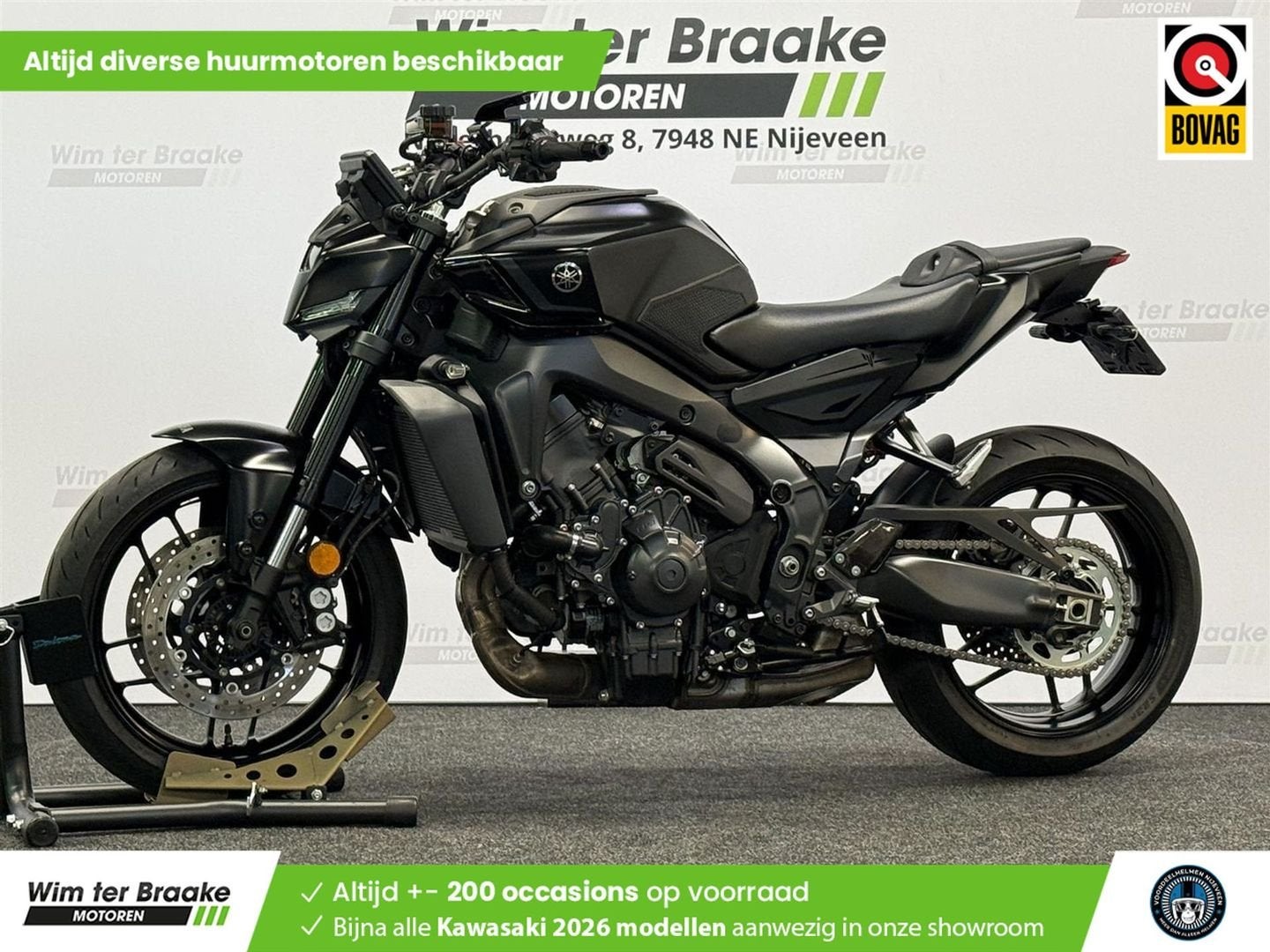 Yamaha MT 09 ABS Y-AMT (bj 2024) 5,583 km, 890 cc, Motorrijbewijs A, Bedrijf, Meer dan 35 kW