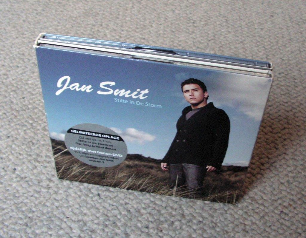 Jan Smit – Stilte In De Storm CD 14 nrs DVD 4 nrs 2008 GOED, Ophalen of Verzenden, Zo goed als nieuw, Levenslied of Smartlap