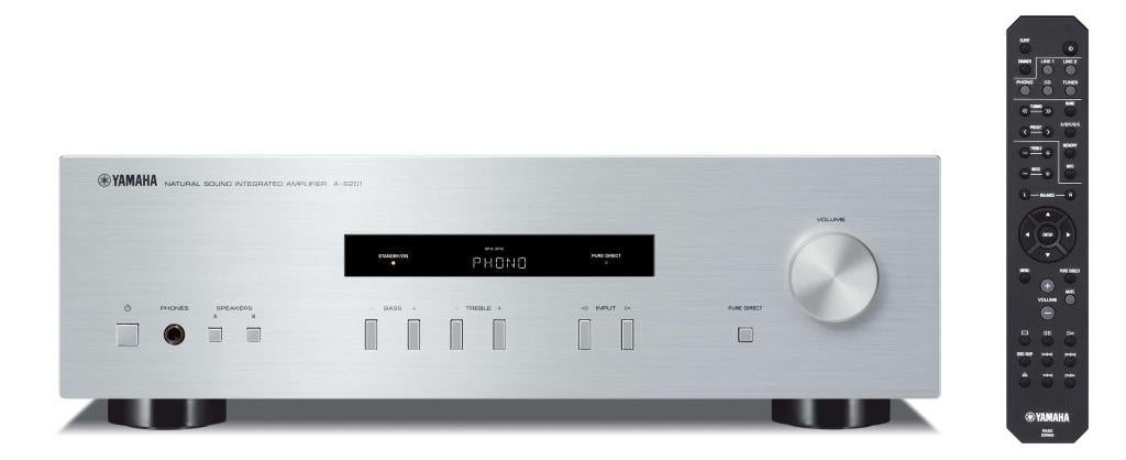 Yamaha AS-201 Versterker - Zilver