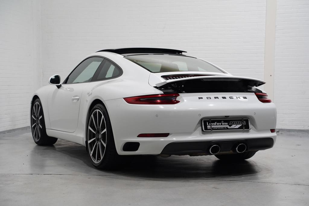 Porsche 911 3.0 Carrera S Schuifdak Bi-xenon Cruis Stoelverw, Achterwielaandrijving, Gebruikt, Wit, Leder