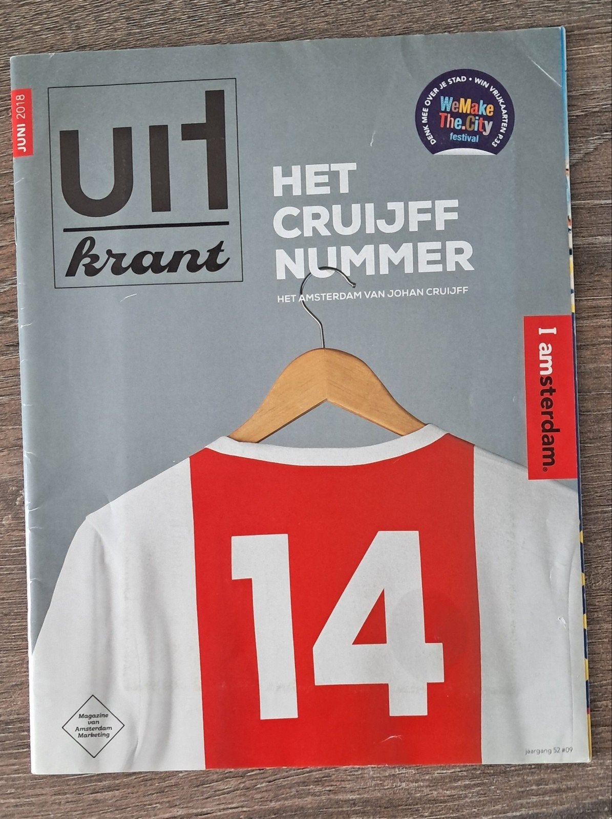 Uitkrant Het Cruijff Nummer - Juni 2018, Ophalen of Verzenden, Zo goed als nieuw, Overige typen