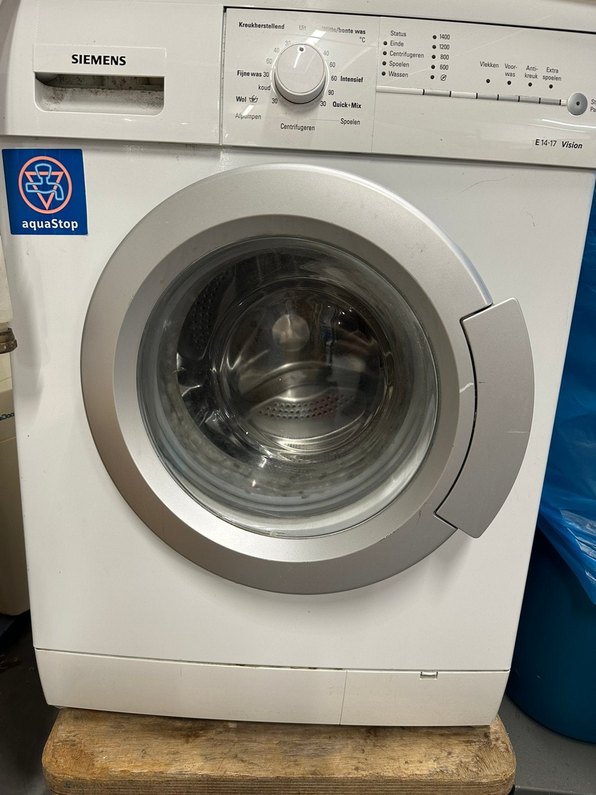 Siemens wasmachine Vision E14-17, Witgoed en Apparatuur, Wasmachines, Ophalen, Gebruikt, Voorlader, 85 tot 90 cm