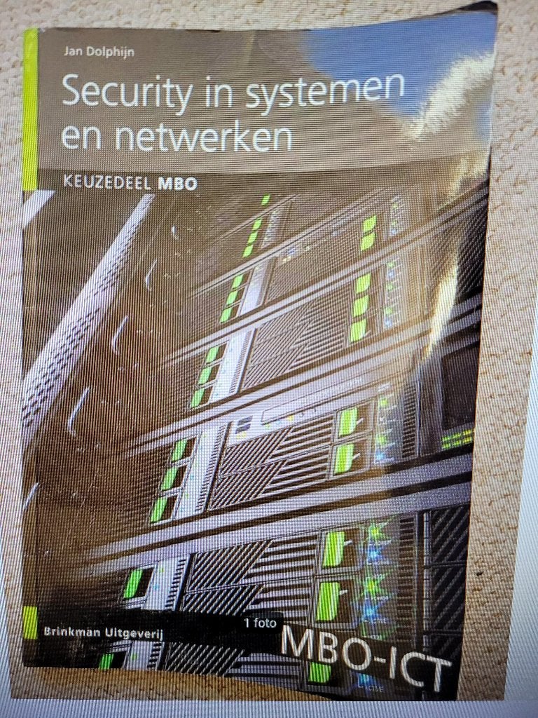 !! Security in systemen en netwerken - MBO-ICT Jan Dolphijn, Boeken, Jan Dolphijn, Ophalen of Verzenden, Zo goed als nieuw, MBO