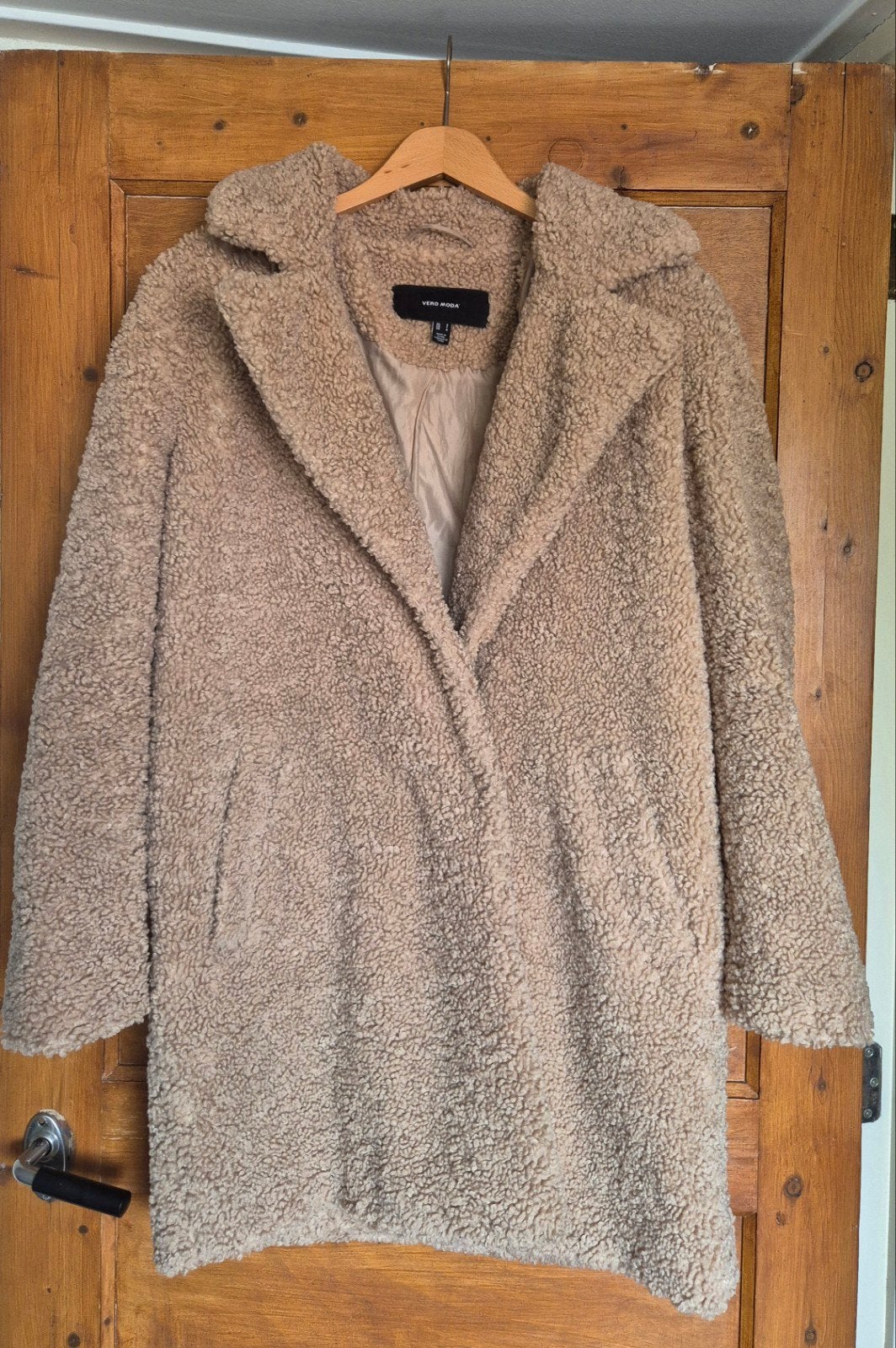 Vero Moda teddy jas dames maat S, Vero Moda, Beige, Ophalen of Verzenden, Zo goed als nieuw