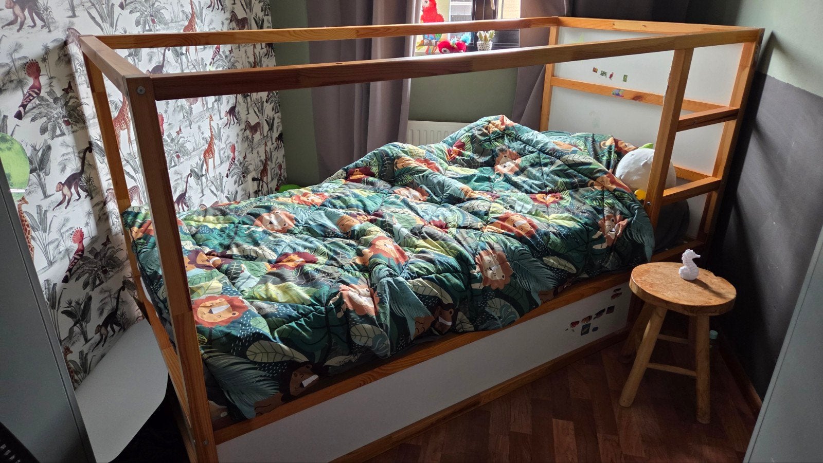 IKEA KURA omkeerbaar bed met matras, Ophalen of Verzenden