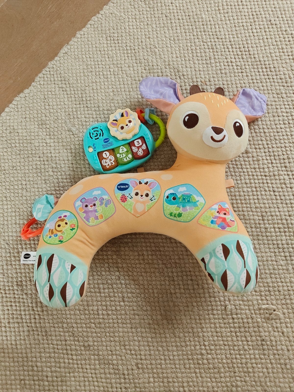 VTech Hertje Buikligkussen met Muziek en Licht, Ophalen of Verzenden