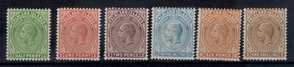 B215) 1912 Falkland Island Mi 25/30 €100 MNH geen gar, Verzenden, Postfris
