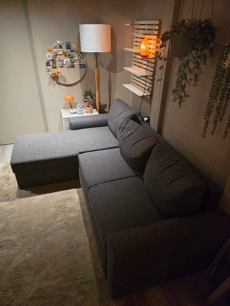 Bankstel / slaapbank (werkelijk in zeer goede staat), Ophalen, Hout, 75 tot 100 cm, Zo goed als nieuw