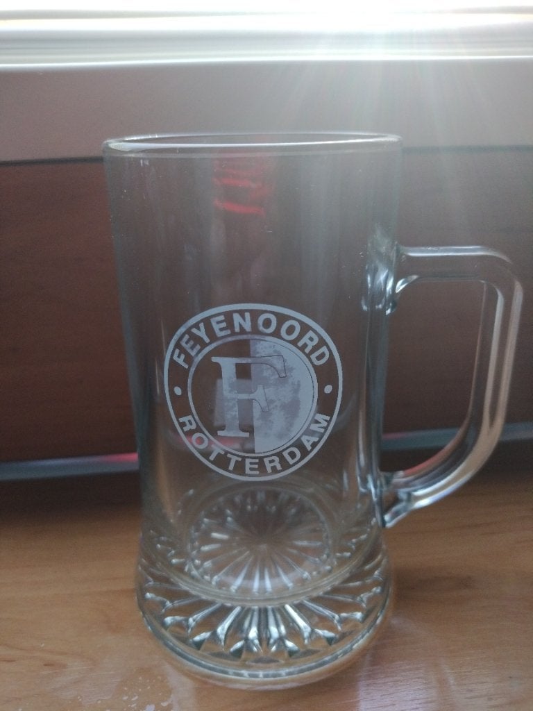 Feyenoord glazen, Ophalen of Verzenden, Zo goed als nieuw, Feyenoord, Overige typen