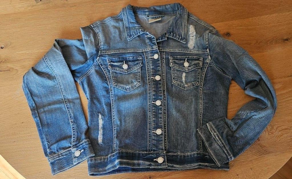 Toffe spijkerjas, Maat 38/40 (M), Blauw, Vero Moda, Ophalen of Verzenden