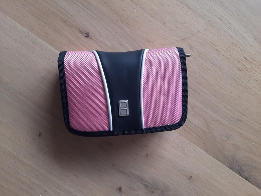 Origineel Nintendo Gameboy tasje - Roze/Zwart, Spelcomputers en Games, Ophalen of Verzenden, Gebruikt, Game Boy Classic, Hoesje, Tasje of Behuizing