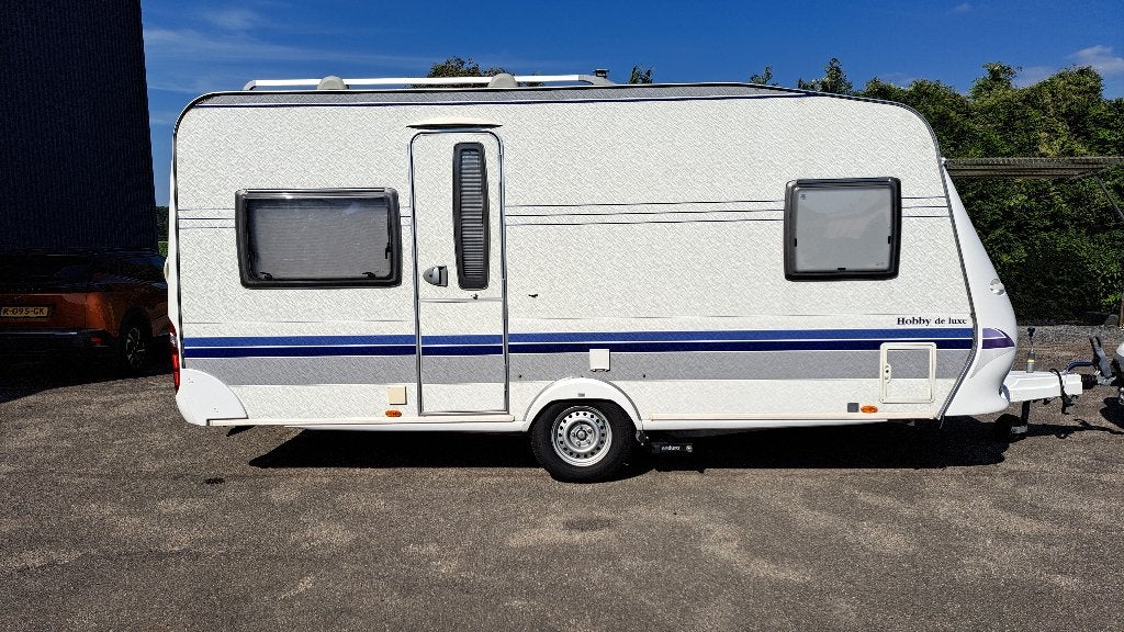 Hobby 460 UFE de luxe.Mover, fietsenrek, zakluifel, voortent, Ophalen, Gebruikt
