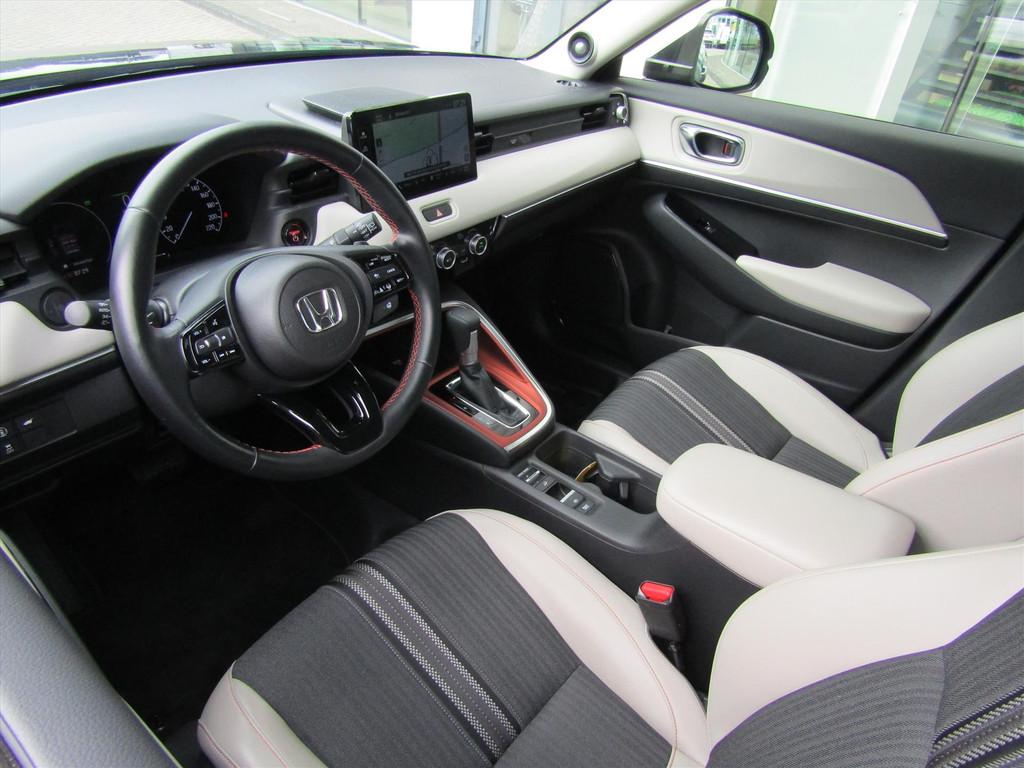 Honda HR-V 1.5 i-MMD 131pk CVT Advance Style, Auto's, Honda, Blauw, Leder en Stof, Bedrijf, 19 km/l