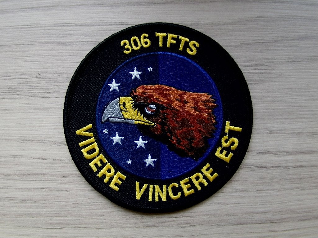 Patch RNLAF 306 Tactical Fighter Training Squadron APS Soest, Verzenden, Luchtmacht, Nederland, Embleem of Badge