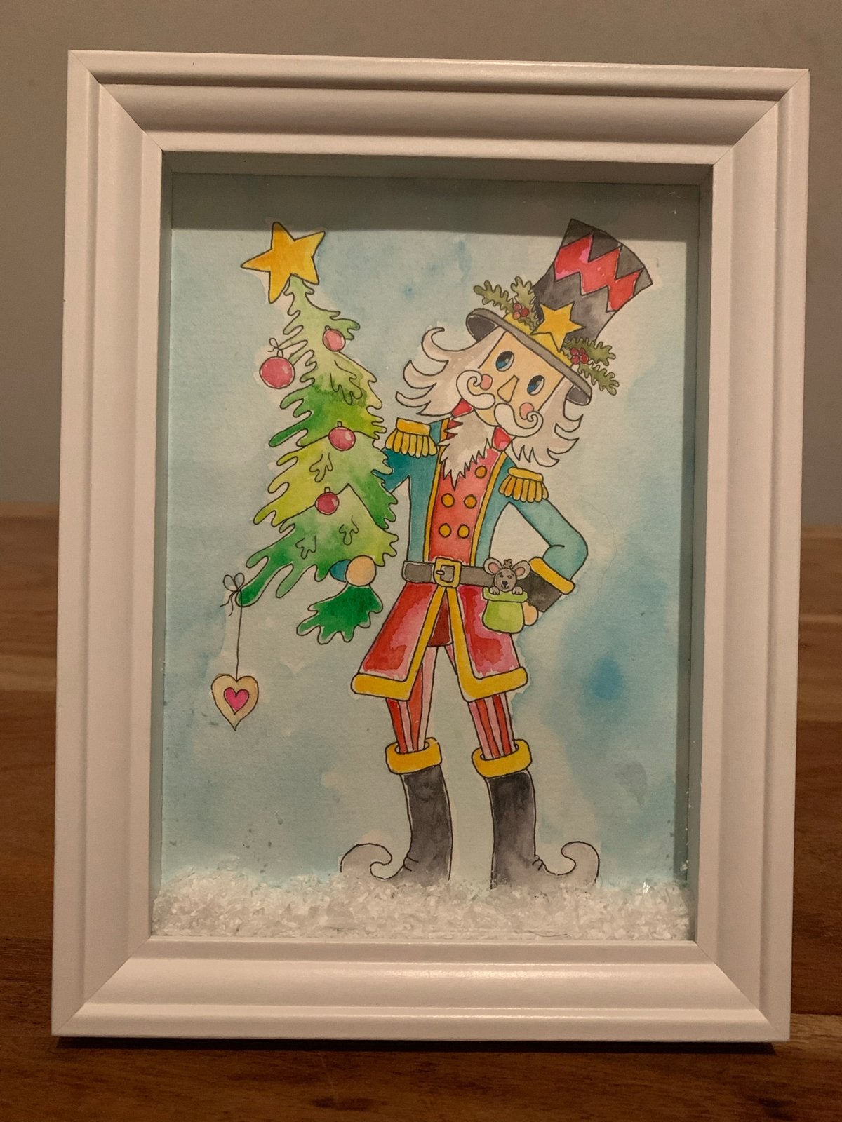 Aquarel notenkraker, Ophalen of Verzenden, Nieuw