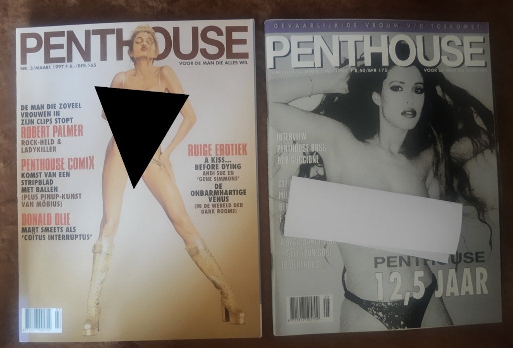 2x PENTHOUSE / Ero Tijdschrift Magazine, Boeken, Ophalen of Verzenden, Zo goed als nieuw, Overige typen