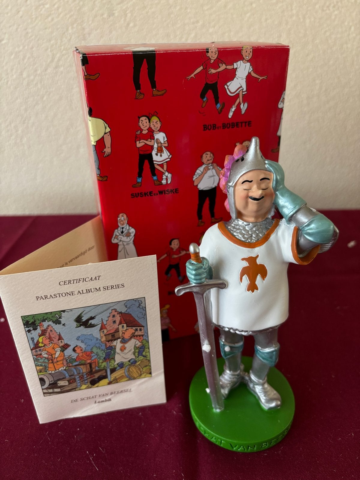 Suske en Wiske Lambik De Schat van Beersel beeldje, Ophalen, Zo goed als nieuw