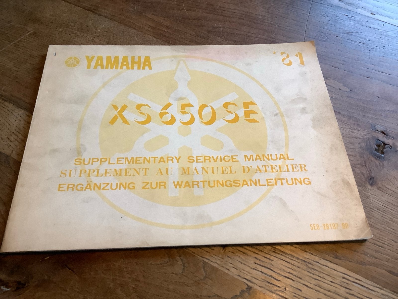 Yamaha XS650SE Service Manual - Origineel (1981), Verzenden, Yamaha