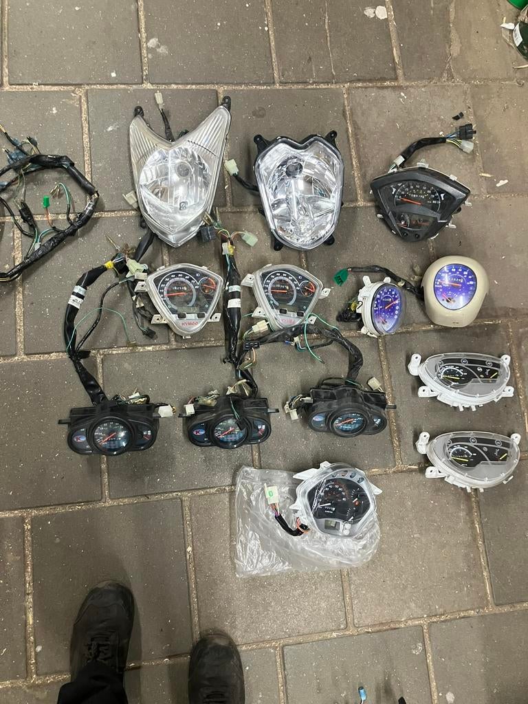 Diverse scooter tellers, Ophalen