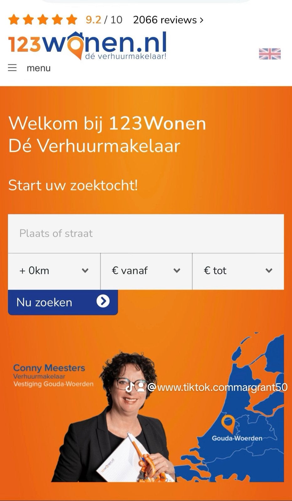 HUREN? 123 WONEN. DE VERHUURMAKELAAR!, Eén persoon