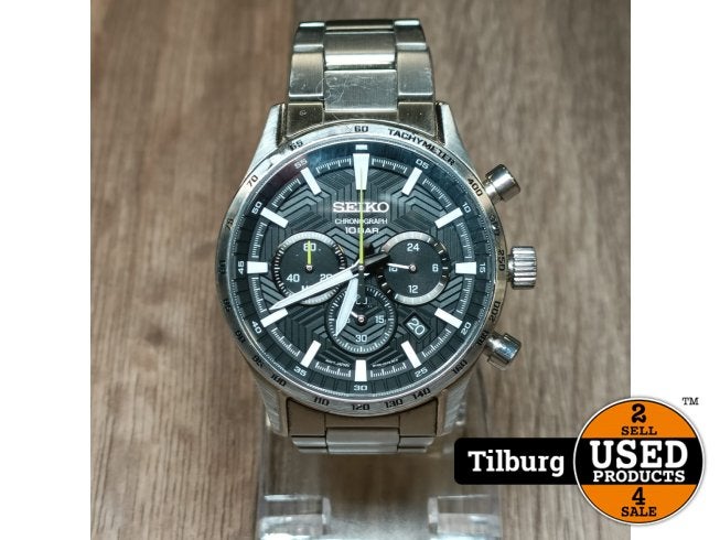 Seiko Sport SSB413P1 Chronograph Black Dial, Seiko, Zo goed als nieuw, Support@seiko.com, 5-11, Akasaka 2-chome
Minato-ku, Tokyo 107-0052
Japan