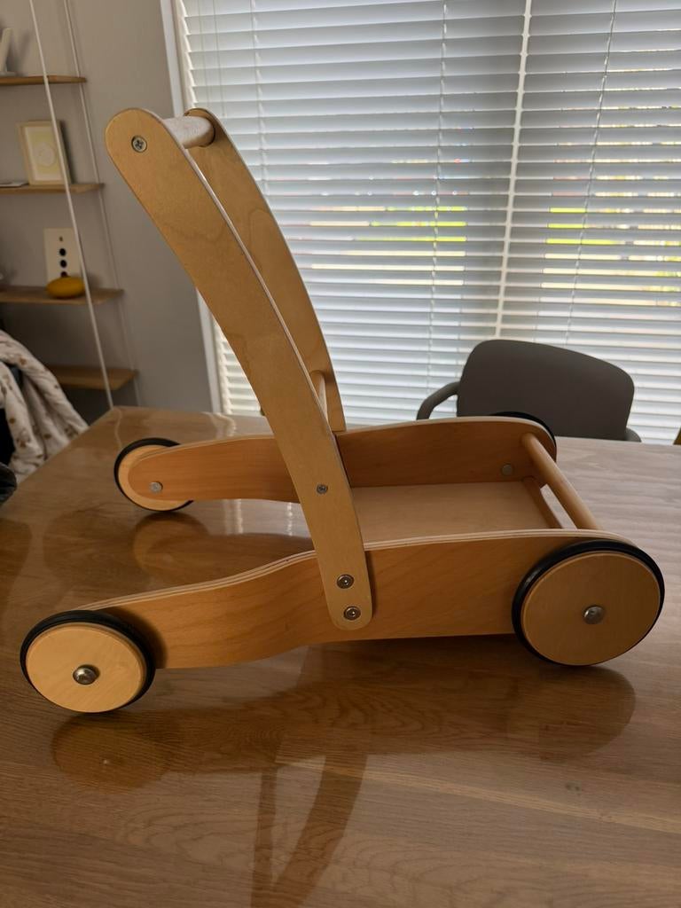 Pinolino houten loopwagen, Ophalen, Zo goed als nieuw, Duw- of Trekspeelgoed