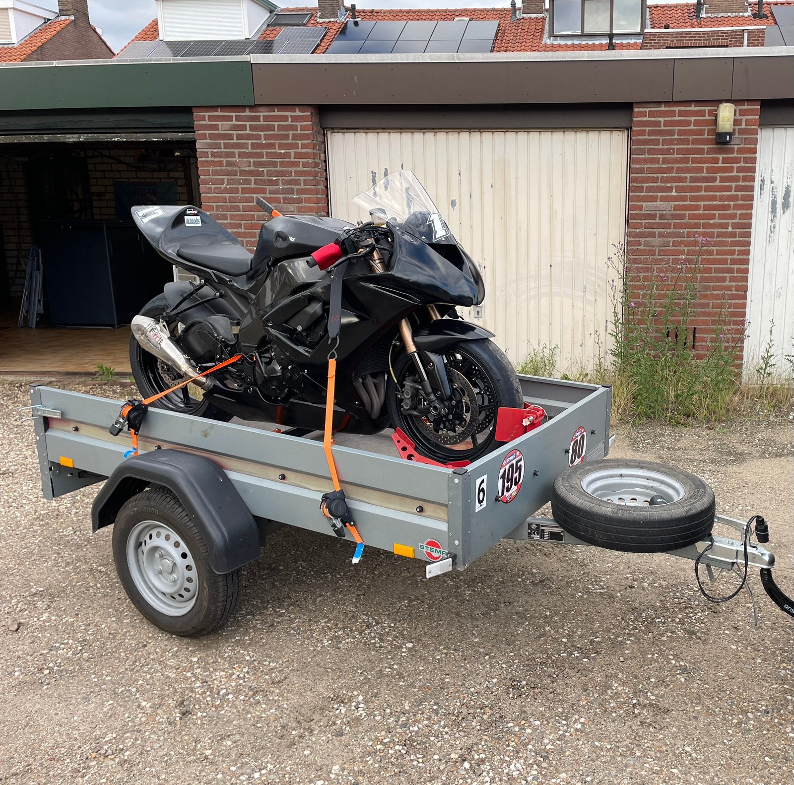 Aanhanger motortrailer nette staat, Ophalen, Gebruikt