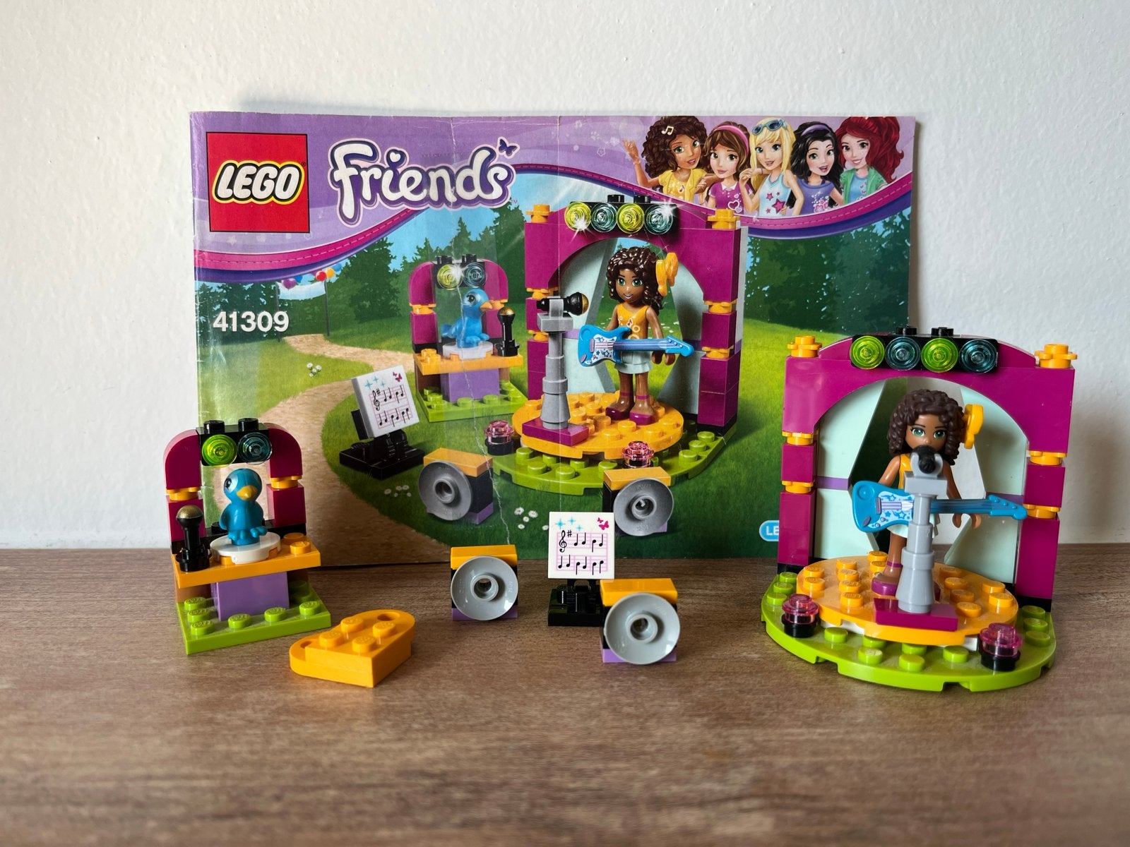 Lego Friends 41309 Andrea's Muziekshow, Lego, Friends, Ophalen of Verzenden, Zo goed als nieuw