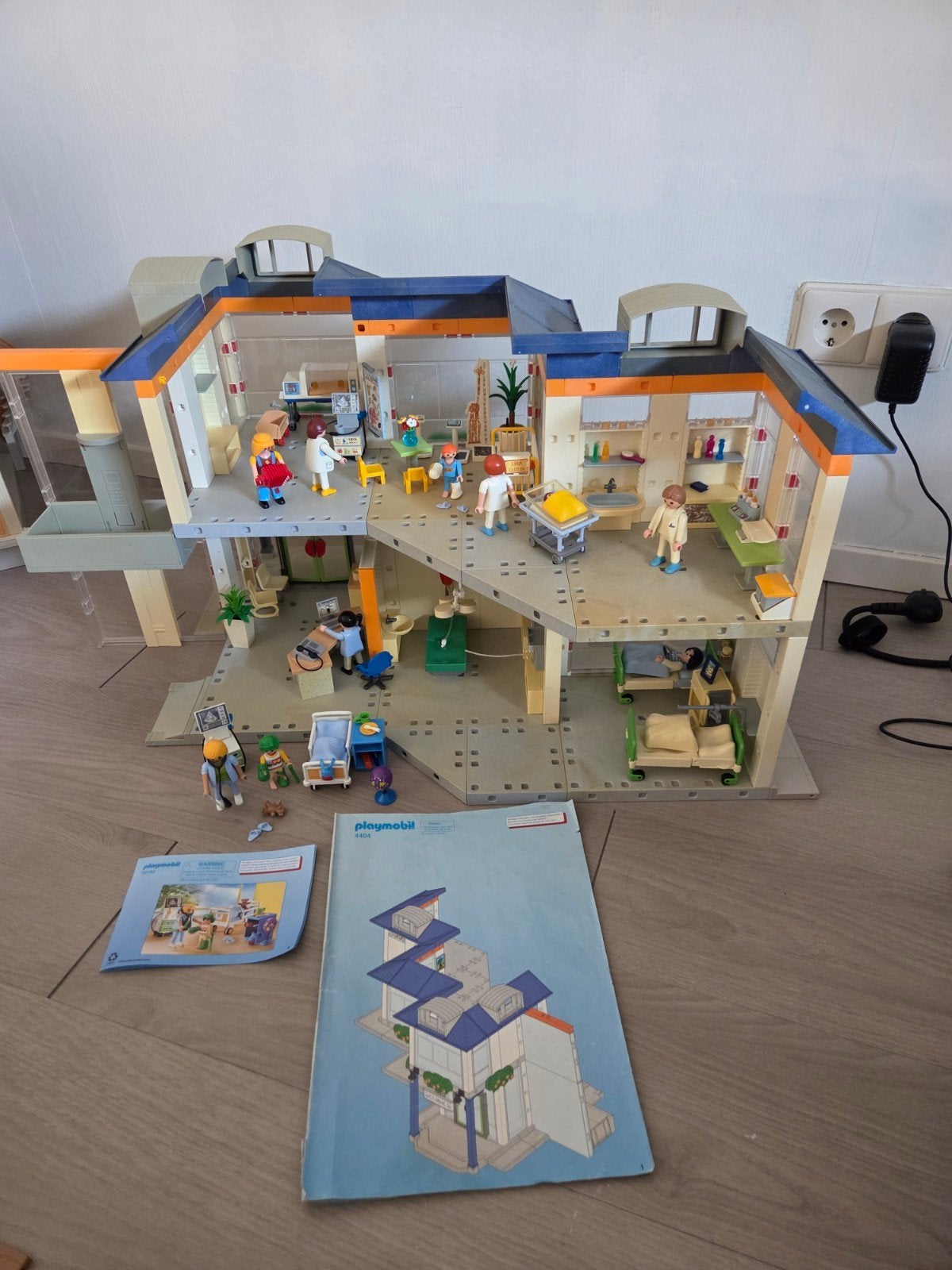 Playmobil ziekenhuis 4404, Gebruikt, Gebouw, Complete set, Ophalen of Verzenden
