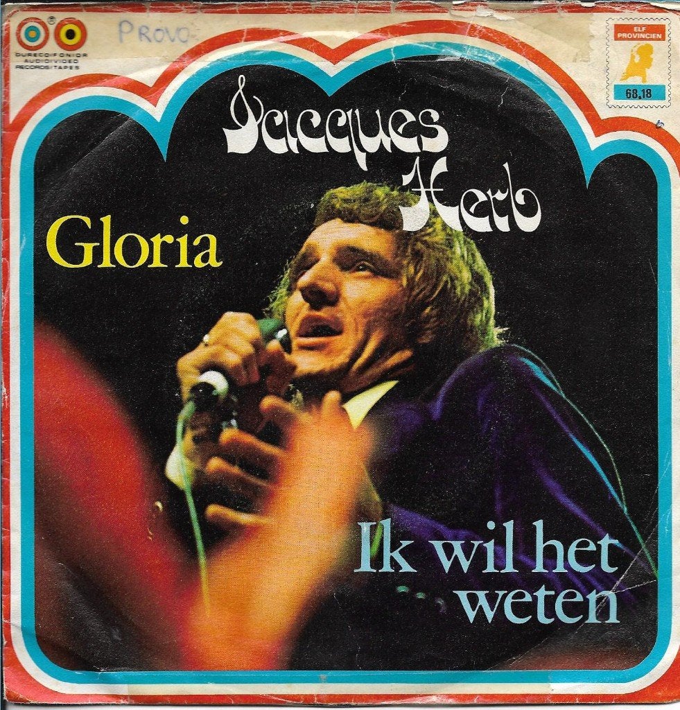 Jacques Herb - Gloria, Ophalen of Verzenden, Gebruikt, 7 inch, Nederlandstalig