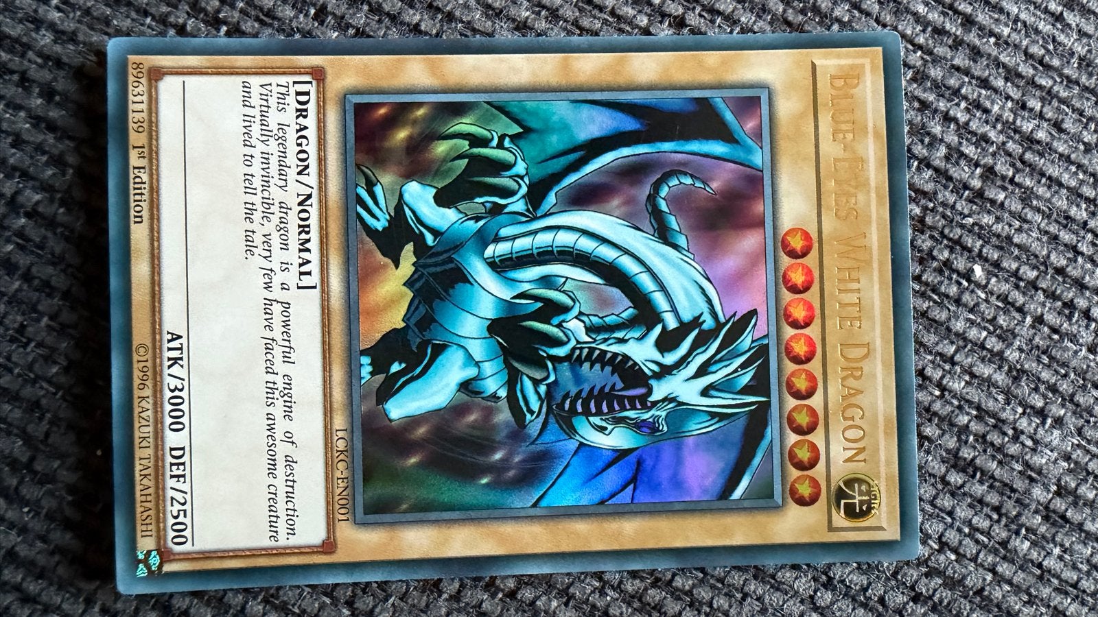 Yu-Gi-Oh! Blue-Eyes White Dragon & Majesty with Eyes of Blue, Hobby en Vrije tijd, Verzamelkaartspellen | Yu-gi-Oh!, Ophalen of Verzenden