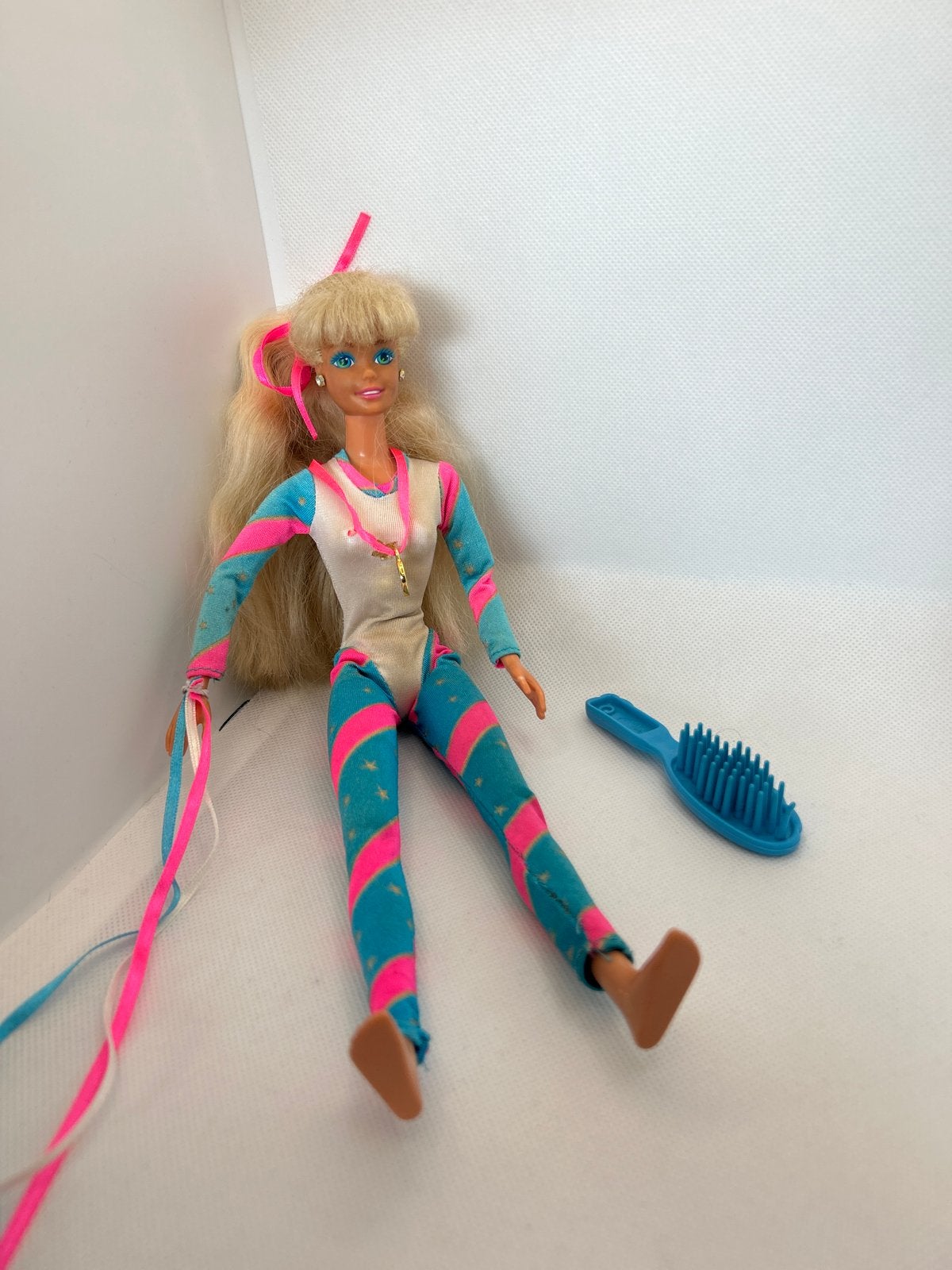 Vintage Gymnastiek Barbie - Jaren '80/ '90, Ophalen of Verzenden, Gebruikt, Barbie