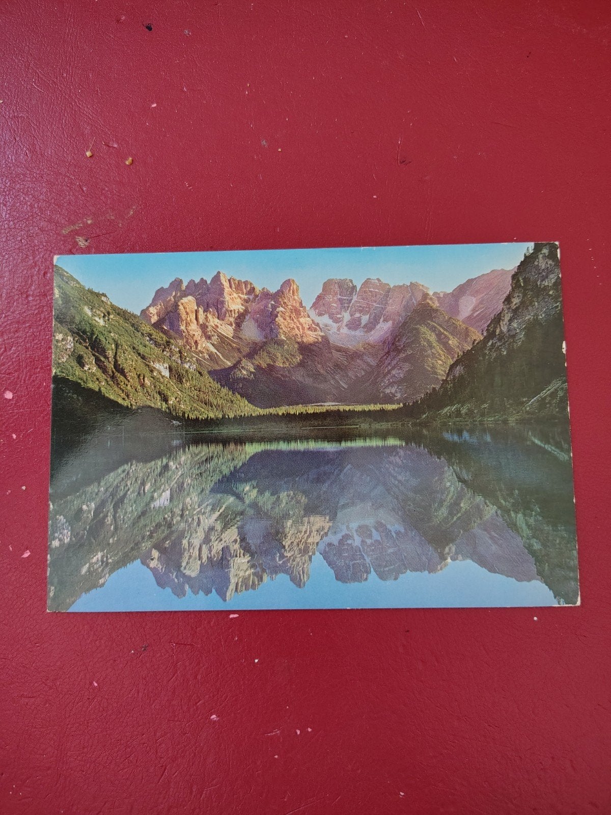 Postkaart Dolomiti Lago di Landro - Italië, Verzenden, 1960 tot 1980, Ongelopen, Italië