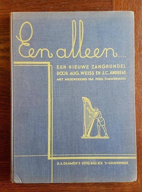 Zangbundel Een Alleen, Muziek en Instrumenten, Bladmuziek, Zang, Gebruikt, Overige soorten, Ophalen of Verzenden