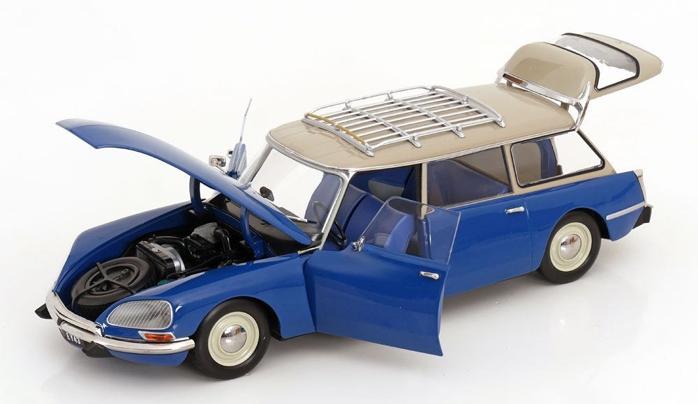 Norev 1:18 Citroen Break 21 1970 Danube Blue, Hobby en Vrije tijd, -, Nieuw, Norev, Ophalen of Verzenden